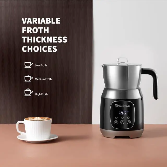 Alt view image 6 of 7 - Maestri House Detachable Milk Frother MMF9304 Black