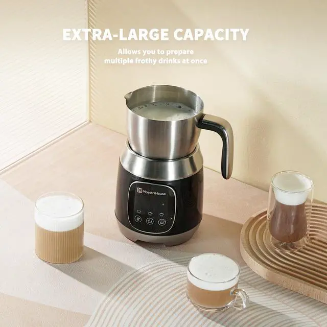 Alt view image 5 of 7 - Maestri House Detachable Milk Frother MMF9304 Black