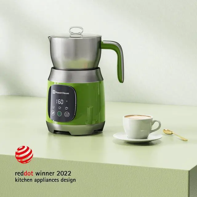 Alt view image 6 of 7 - Maestri House Detachable Milk Frother MMF9304 Green