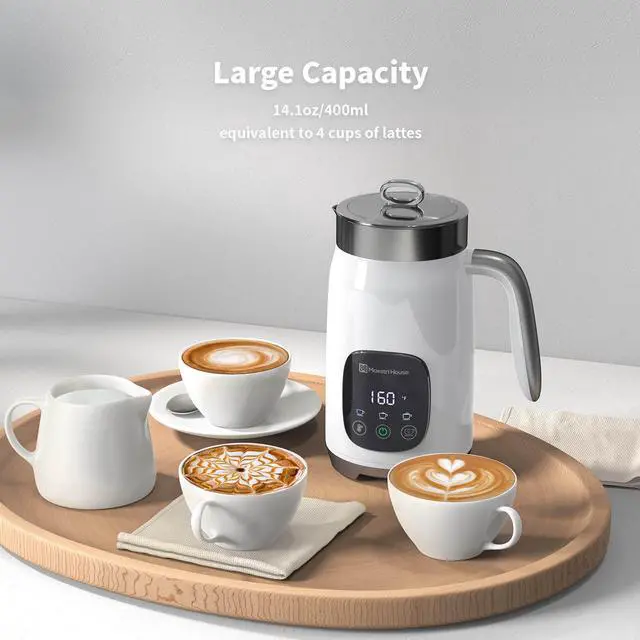 Alt view image 7 of 7 - Maestri House Integrated Milk Frother MMF9201 White