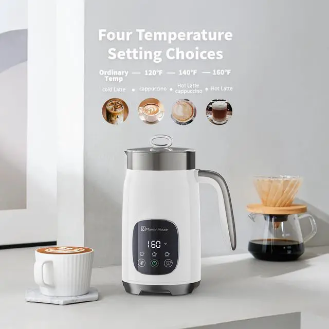 Alt view image 4 of 7 - Maestri House Integrated Milk Frother MMF9201 White