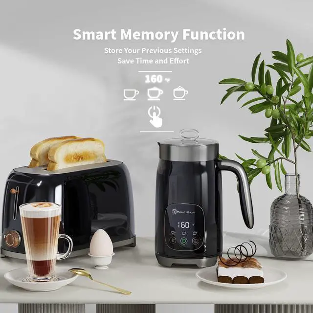Alt view image 7 of 7 - Maestri House Integrated Milk Frother MMF9201 Black