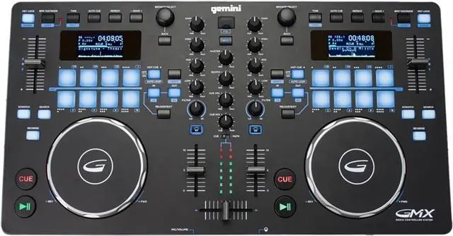 Alt view image 10 of 15 - VocoPro KJ-7808 RV Professional KJ/DJ/VJ Mixer with DSP Mic Effect, and Digital Key Control