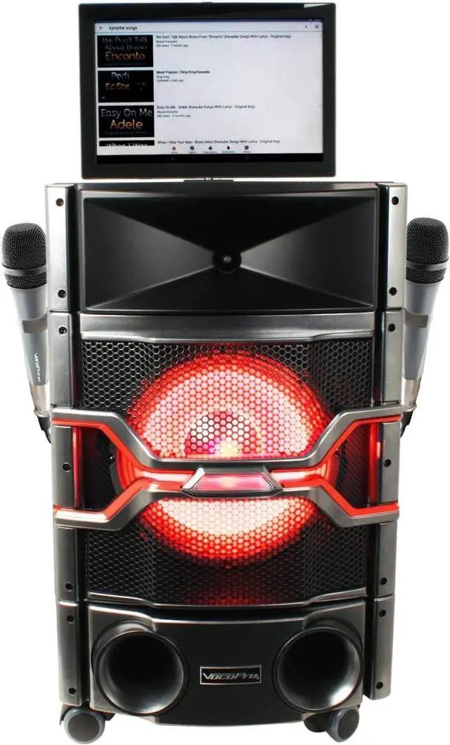 Alt view image 7 of 12 - VOCOPRO 120W WIFI KARAOKE SYS 14IN TOUCH