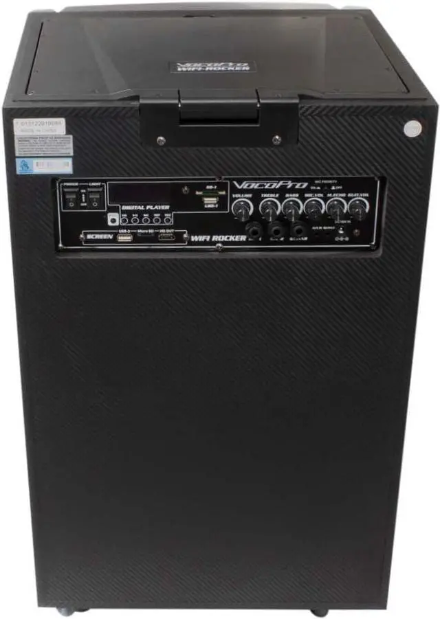 Alt view image 10 of 12 - VOCOPRO 120W WIFI KARAOKE SYS 14IN TOUCH