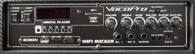 Alt view image 11 of 12 - VOCOPRO 120W WIFI KARAOKE SYS 14IN TOUCH