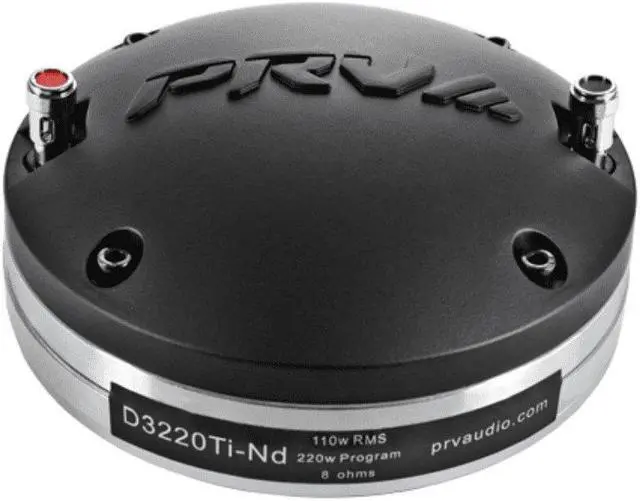 Alt view image 12 of 12 - PRV Audio Pro Compression Driver 2" Exit Titanium Diaphragm 220W Max D3220Ti-Nd