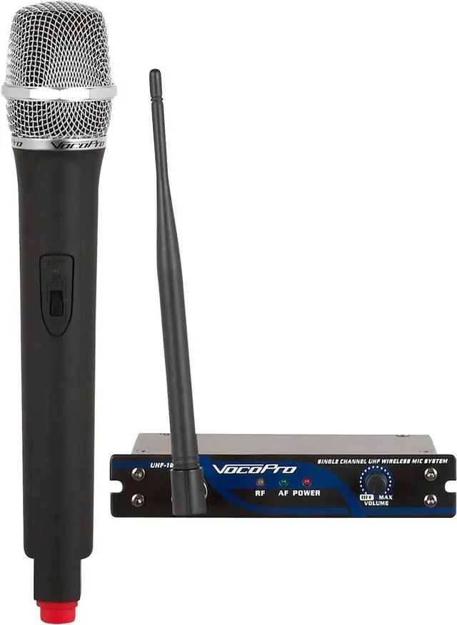 Alt view image 10 of 14 - Vocopro UHF18 Wireless Crystal Microphone Sys