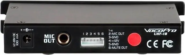 Alt view image 11 of 14 - Vocopro UHF18 Wireless Crystal Microphone Sys