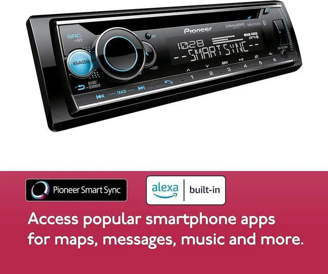 Alt view image 11 of 16 - Pioneer DEH-S6220BS CD - Built-in Bluetooth, Color Customization