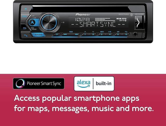 Alt view image 7 of 9 - Pioneer DEH-S4220BT Single DIN CD Audio - Bluetooth, 13-Band Equalizer