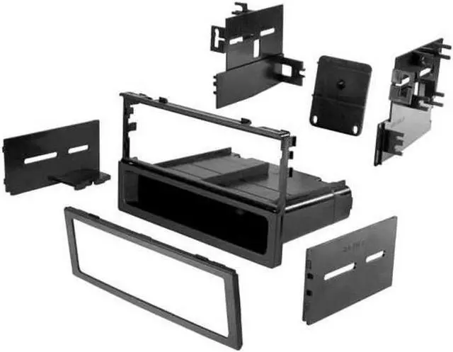 Alt view image 6 of 6 - Car Stereo Double DIN Radio Dash Stereo Mounting Installation Trim Bezel Kit