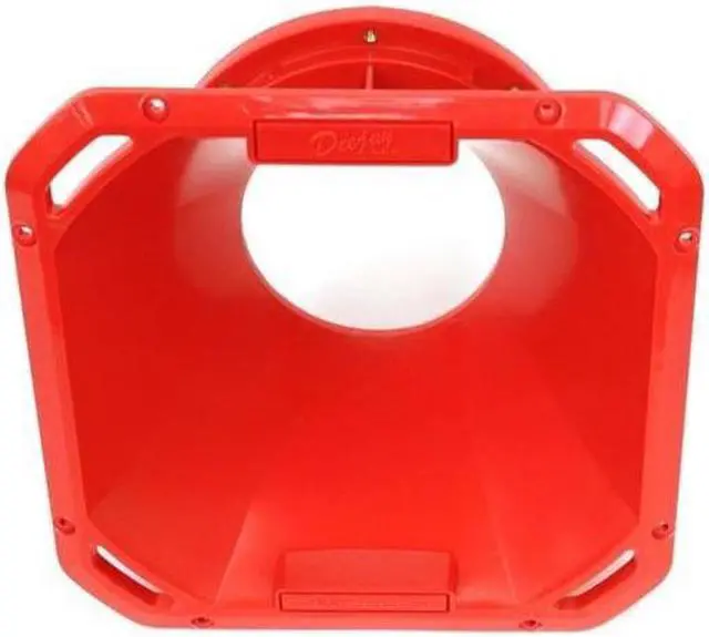 Alt view image 3 of 3 - 6.5-in Speaker Despacito Midrange Diffuser Horn with Exponential Flare in Red