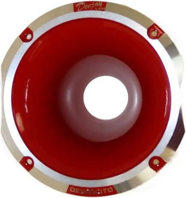 Alt view image 3 of 3 - Circular Despacito Aluminum Bolt-on High Frequency Horn Flare RED with2-in Throat