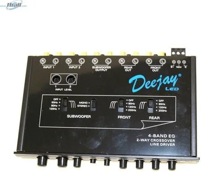 Alt view image 3 of 3 - Ideal for controlling mids and highs into separate amps from one head unit or a second source with RCA outputs