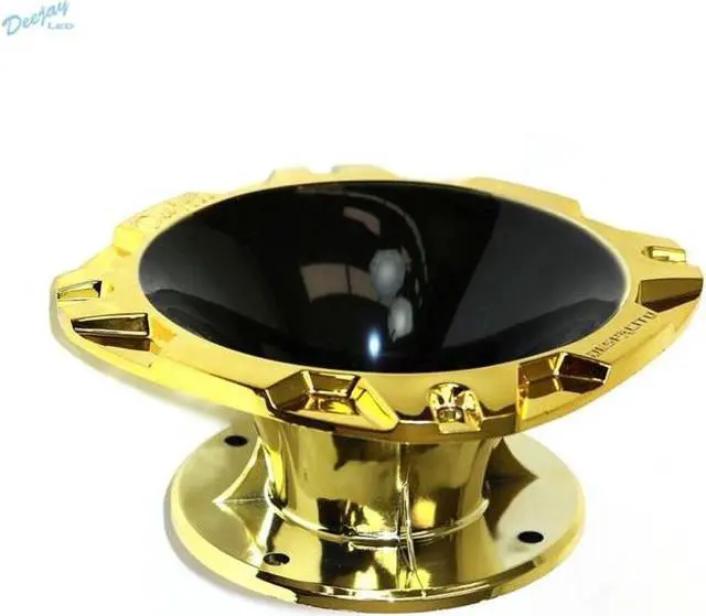Alt view image 3 of 3 - DJL SHORT 2" BOLT ON HORN BLACK GOLD
