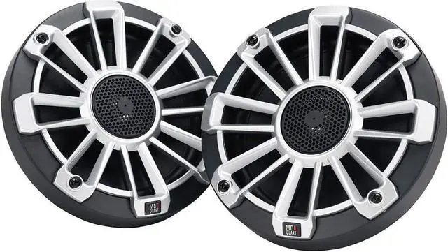 Alt view image 12 of 14 - MB Quart NP1-116 Nautic Premium Waterproof 6.5 Inch Marine Speakers (black, Pair) With 3 Grill Colors Included.