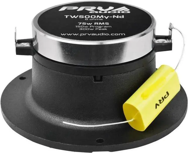 Alt view image 5 of 10 - PRV Audio 4" Super Bullet Tweeter 150 Watts Max 8 Ohm Car TW500My-Nd Single