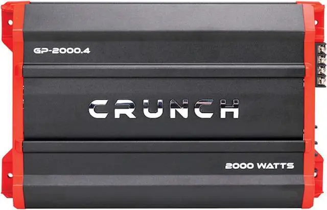 Alt view image 6 of 14 - Crunch Ground Pounder 4 x 250 @ 4 Ohms 4 x 500 @ 2 Ohms 2 x 1000 Watts @ 4 Ohms Bridged