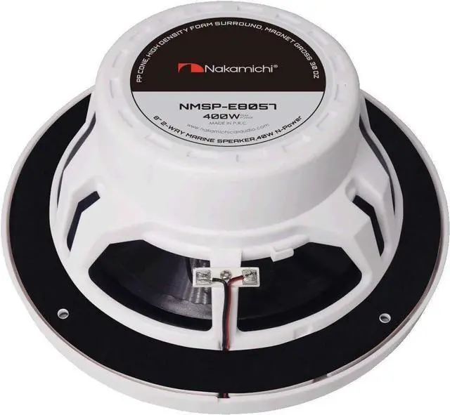 Alt view image 4 of 4 - NAKAMICHI 8" 2-WAY MARINE SPEAKER