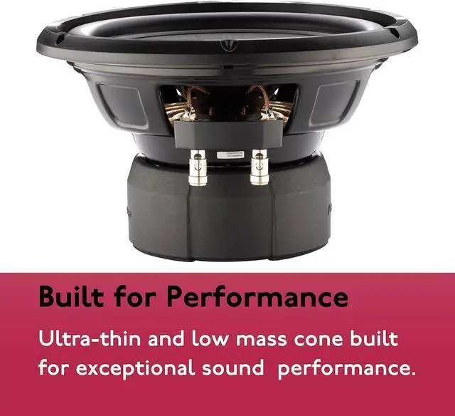 Alt view image 10 of 16 - Pioneer 10" Dual 4 Ohm Voice Coil Subwoofer