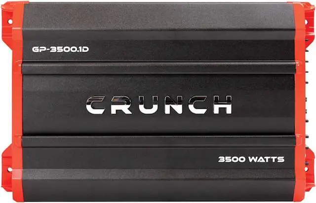 Alt view image 4 of 8 - Crunch Ground Pounder 1 x 875 @ 4 Ohms 1 x 1750 @ 2 Ohms 1x 3500 @ 1 Ohms D Class