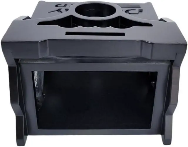 Alt view image 4 of 5 - 1 DIN Space Plus 2 EQ Stylish Wooden Controller Case for Mobile Competitions Black Toyota Style