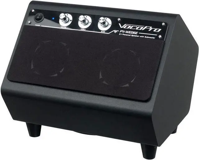 Alt view image 5 of 7 - VOCOPRO 100W 2.1POWERED SPEAKER W B WOF