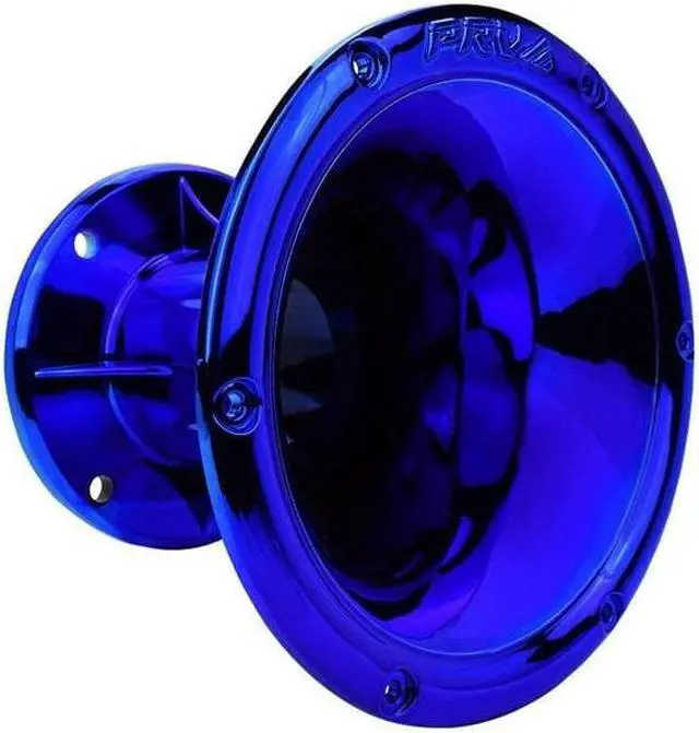 Alt view image 3 of 3 - Blue Bolt-on Horn Flare with 2-in Throat for 2-in Compatible High Frequency Drivers