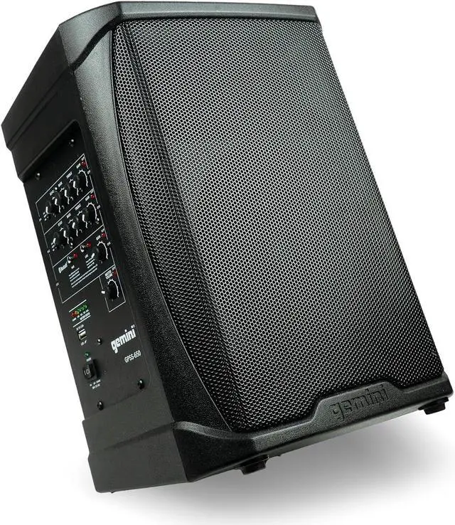 Alt view image 4 of 13 - Gemini Sound GPSS-650 Professional Grade Ultra-Portable Personal PA System, 200W Class D Amplifier, 12-Hour Battery, Bluetooth, Compact & Lightweight