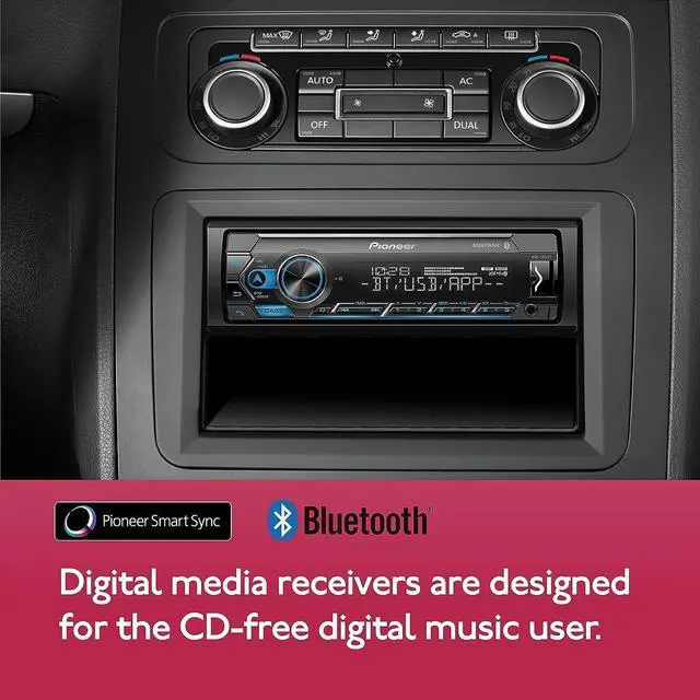 Alt view image 7 of 16 - Pioneer MVH-S322BT Audio Digital Media Receiver and Bluetooth with Amazon Alexa