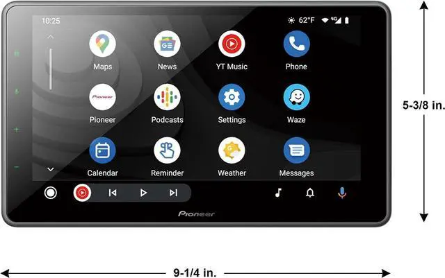 Alt view image 20 of 20 - Pioneer DMH-WT3800NEX 9 Multimedia Digital Media Receiver