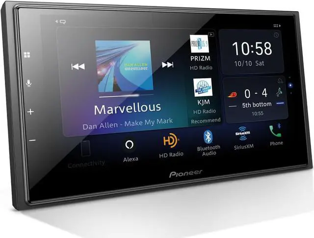 Alt view image 13 of 19 - Pioneer DMH-W4660NEX 6.8" Mechless Digital Media Receiver