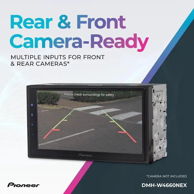 Alt view image 18 of 19 - Pioneer DMH-W4660NEX 6.8" Mechless Digital Media Receiver