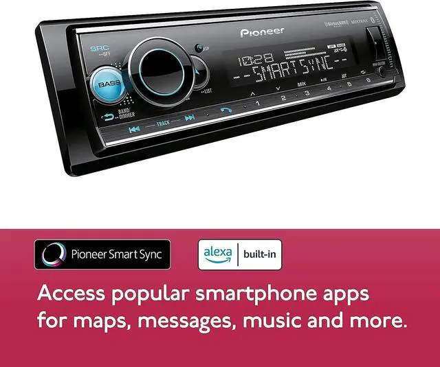 Alt view image 8 of 20 - Pioneer MVH-S522BS 1-DIN Digital media receiver