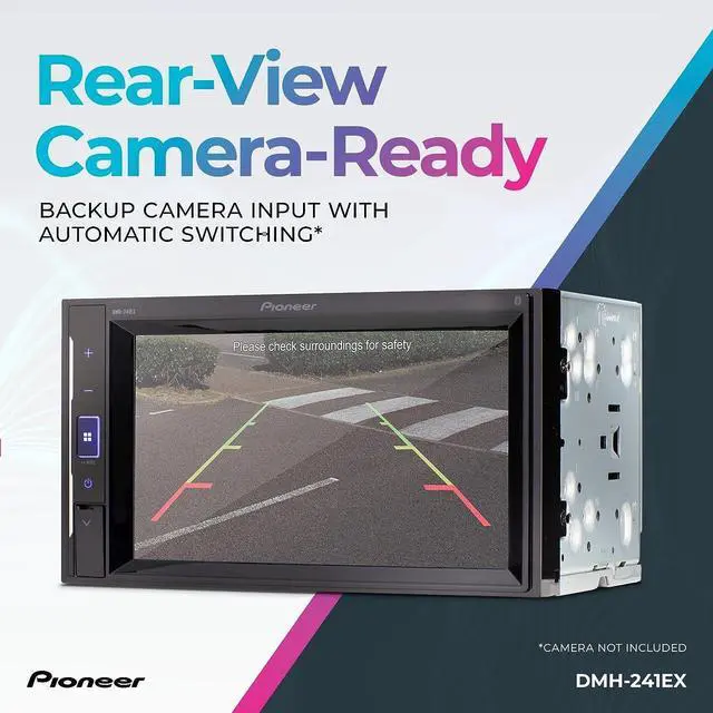 Alt view image 20 of 20 - Pioneer DMH241 6.2 inch Resistive Glass Touchscreen Digital Media Receiver
