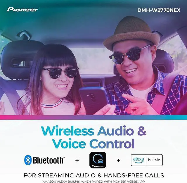 Alt view image 11 of 14 - Pioneer 6.8 inch Digital Media Receiver With Apple Carplay and Android Auto