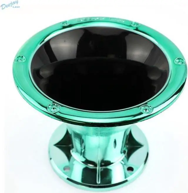 Alt view image 3 of 3 - DEEJAYLED 2" BOLT ON HORN WHITE GREEN