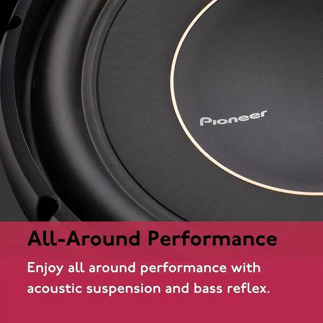 Alt view image 6 of 12 - Pioneer TS-D12D4 12” Dual 4 ohms Voice Coil Subwoofer