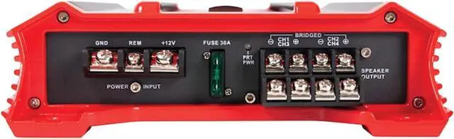 Alt view image 5 of 13 - Crunch Ground Pounder 4 x 125 @ 4 Ohms 4 x 250 @ 2 Ohms 2 x 500 Watts @ 4 Ohms Bridged