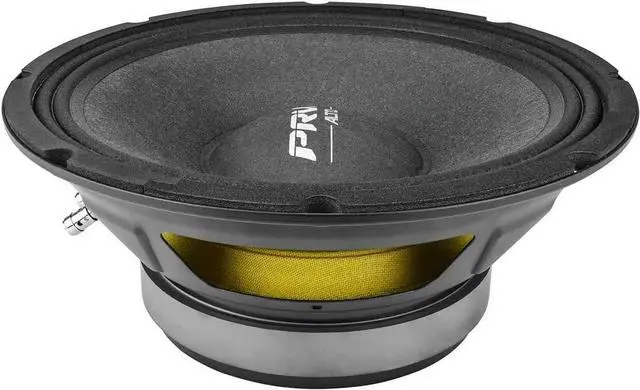 Alt view image 5 of 9 - prv audio 10mr650a 10 inch midrange speaker, 8 ohm, 650 watts, 97.5 db, 2.5 in voice coil alto series pro audio mid range loudspeaker (single)
