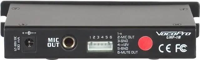 Alt view image 2 of 12 - VocoPro - (UHF-18-10 Single Channel UHF Wireless Mic System