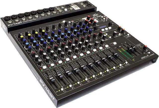 Alt view image 4 of 5 - Peavey PV 14 BT 14 Channel Compact Mixer with Bluetooth