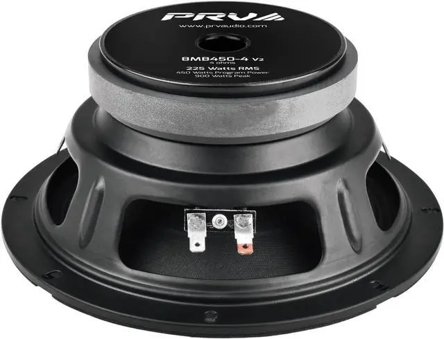 Alt view image 7 of 7 - PRV AUDIO 8MB450-4 v2 8" Mid Bass 4 ohms Pro Audio Speaker 93.5dB 450 Watts 2" VC (Single)