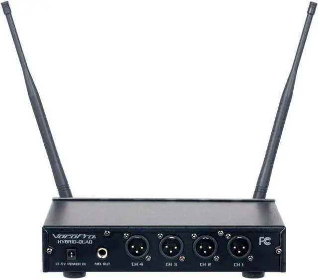 Alt view image 9 of 10 - VocoPro Digital-Quad-B 4-Ch UHF Headset & Lapel Mic System, 903.1 to 912.2MHz