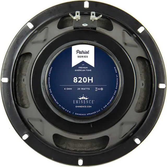 Alt view image 9 of 9 - 8-in 20W RMS to MAX 40W 1-in Voice Coil Diameter 4 Ohms Impedance Ferrite Magnet