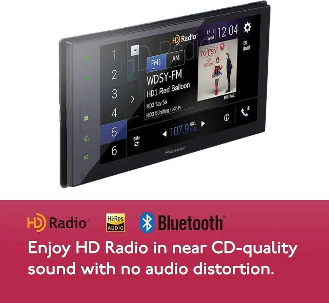 Alt view image 14 of 20 - Pioneer DMHC5500 8 inch Multimedia Digital Media Receiver