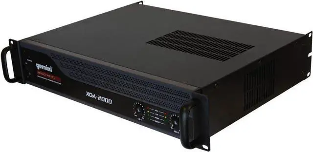 Alt view image 10 of 12 - GEMINI XGA-2000 2000W PEAK PRO POWER AMPLIFIER