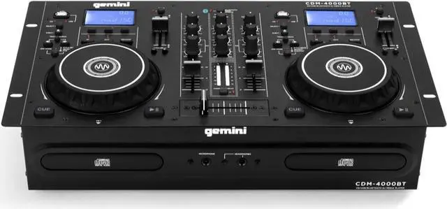 Alt view image 9 of 20 - Gemini Sound Pro StandAlone DJ Dual Deck Media Player Mixer