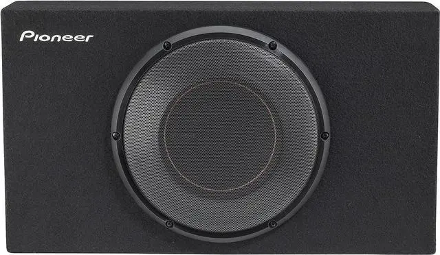 Alt view image 3 of 10 - Pioneer TS-D10LB 10" 1300W Max Power Single 2 Voice Coil Subwoofer Enclosure